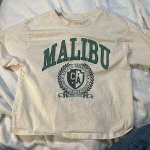 Cream Malibu Kids Shirt